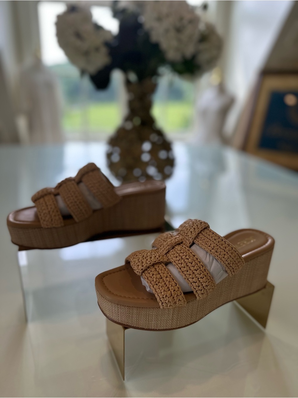 J Crew Fisherman Platform Wedges size 6 New
